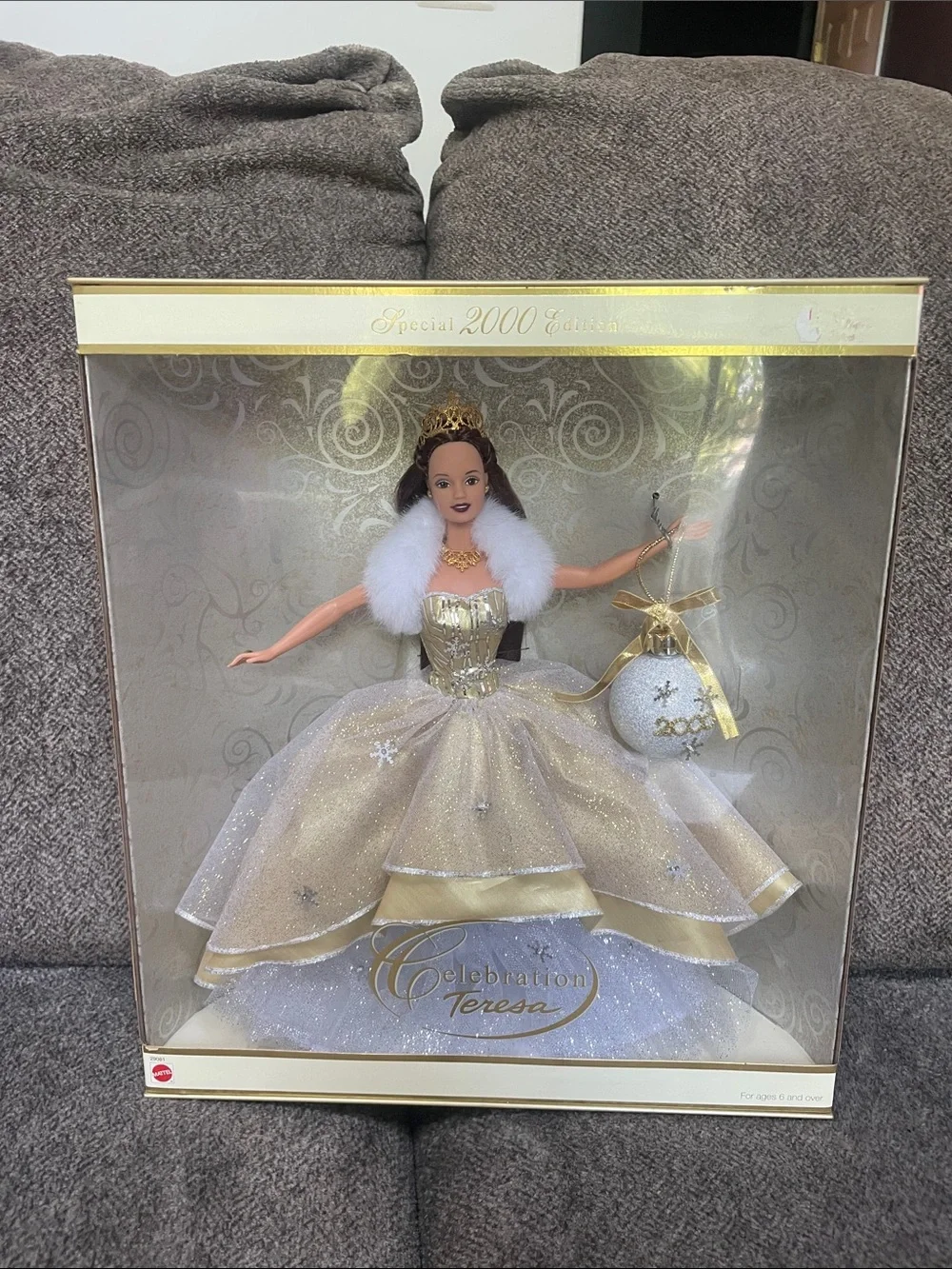 Mattel Teresa Doll in Gold and White Gala Gown